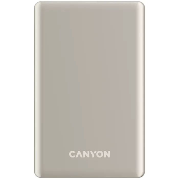 Батарея універсальна Canyon 5000mAh OnPower 505 slim Magsafe PD/20W Beige (CNS-CPB505BE)