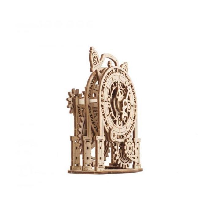 Конструктор Ugears механический 3D Винтажный будильник (70163) изображение 11