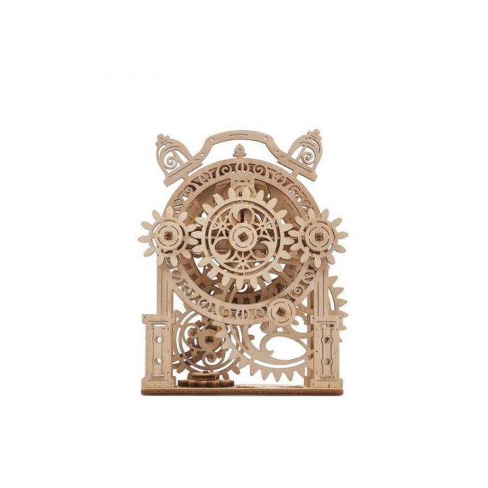 Конструктор Ugears механический 3D Винтажный будильник (70163) изображение 7