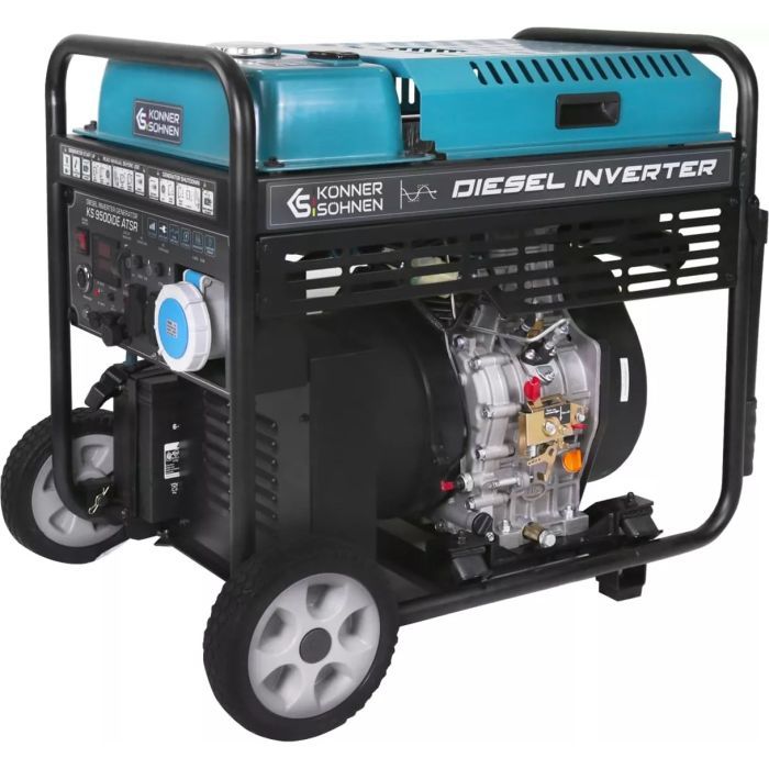 Генератор Konner&Sohnen KS 9500IDE ATSR, 230В, 9.5кВт, АВР(ATS), электростартер, 130кг (KS9500IDEATSR)