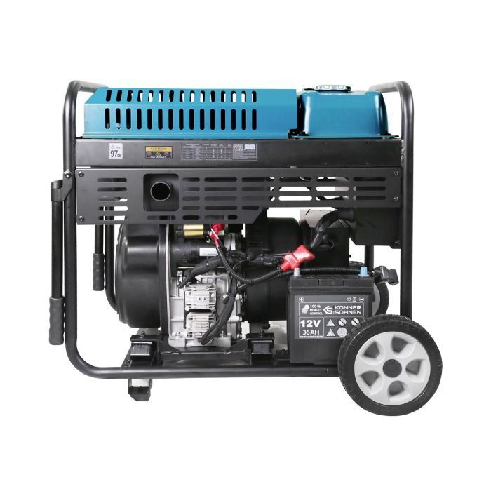 Генератор Konner&Sohnen KS 9500IDE ATSR, 230В, 9.5кВт, АВР(ATS), электростартер, 130кг (KS9500IDEATSR) изображение 6