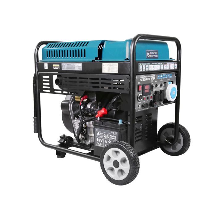 Генератор Konner&Sohnen KS 9500IDE ATSR, 230В, 9.5кВт, АВР(ATS), электростартер, 130кг (KS9500IDEATSR) изображение 7