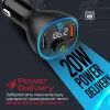 FM модулятор Promate PowerTune 38w USB-A OTG/USB-A QC3.0/USB-C PD Black (powertune-38w.black) изображение 6