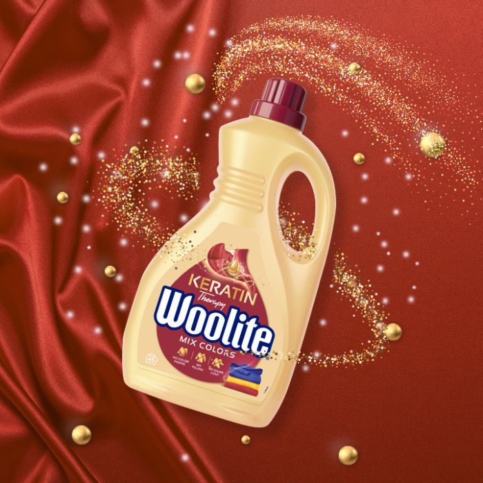 Гель для стирки Woolite Для цветных тканей С кератином 3.6 л (5900627090512) изображение 3