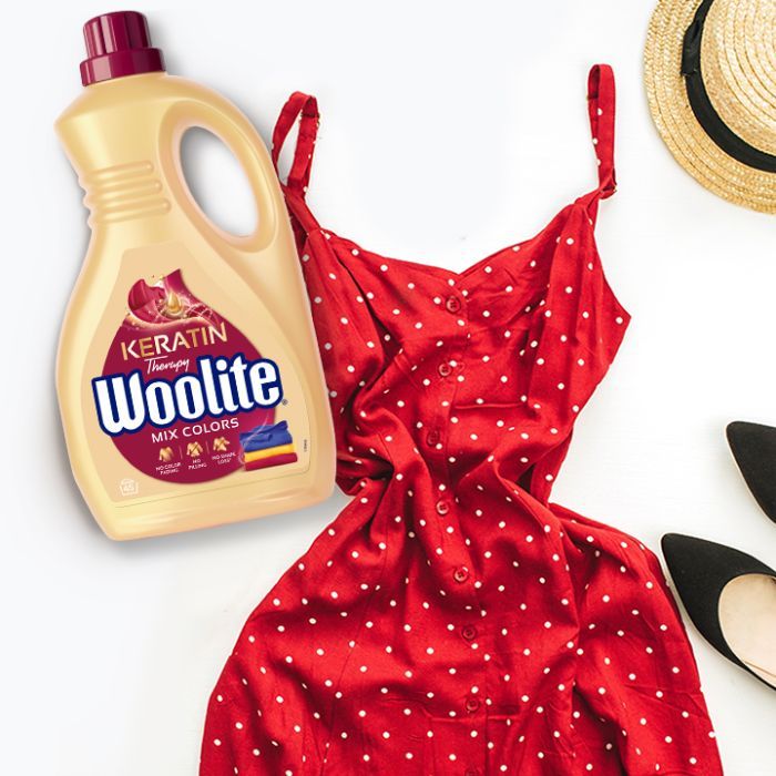 Гель для стирки Woolite Для цветных тканей С кератином 3.6 л (5900627090512) изображение 5