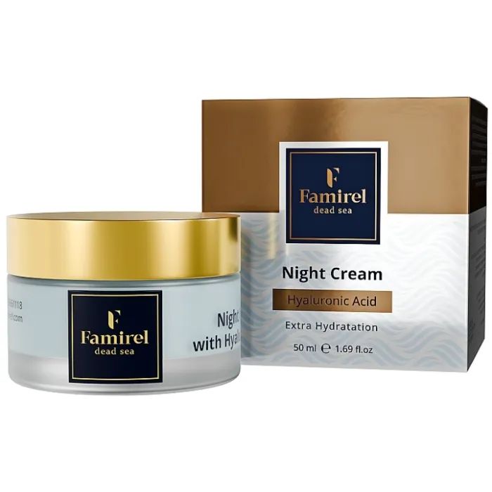 Крем для лица Famirel Hyaluronic Acid Extra Hydration Night Cream 50 мл (7290114085359)
