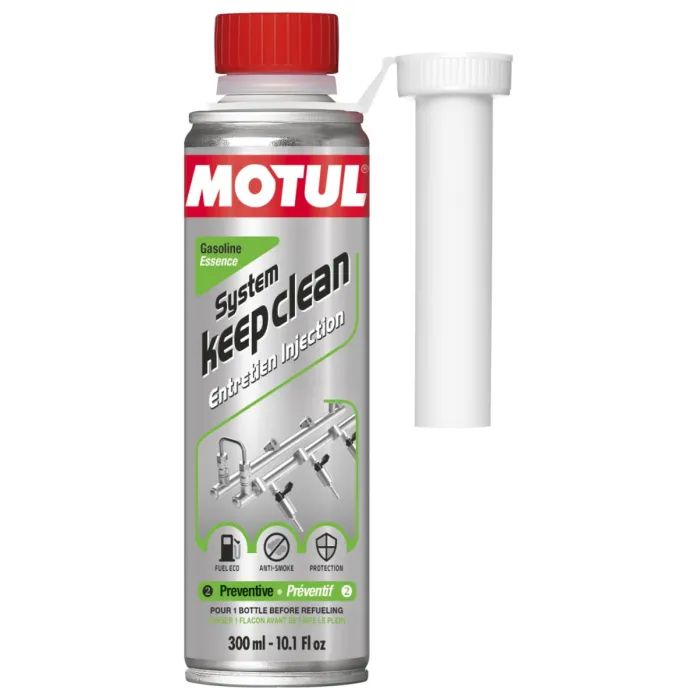 Автомобильный очиститель MOTUL System Keep Clean Gasoline, 300мл