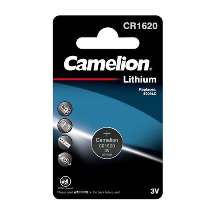 Батарейка CR 1620 Lithium * 1 Camelion (CR1620-BP1)