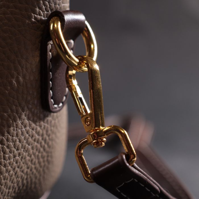 Сумка Vintage З натуральної шкіри Бежева (22267) зображення 11