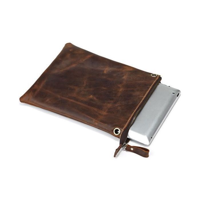 Сумка Vintage Шкіряна Коричнева (14061) зображення 6