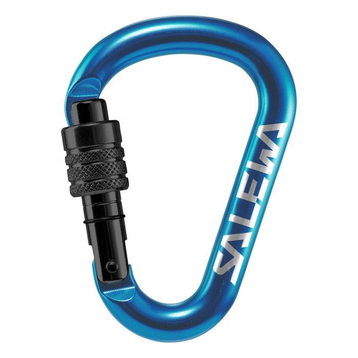 Карабин туристический Salewa HMS Screw G2 1525 3500 - Small - синій (013.003.1315)