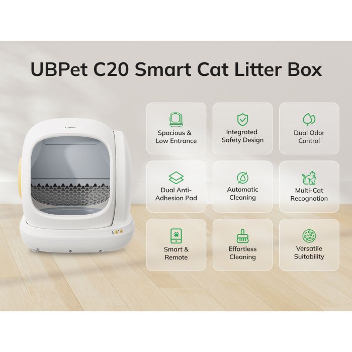 Туалет для кошек Ubpet Smart Cat Litter Box (c20) изображение 10