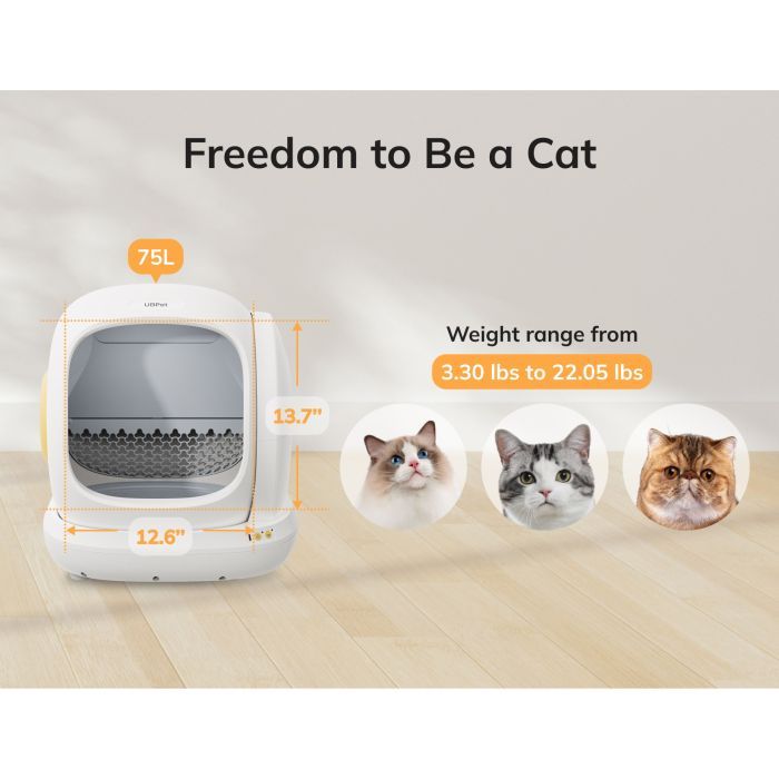 Туалет для кошек Ubpet Smart Cat Litter Box (c20) изображение 11