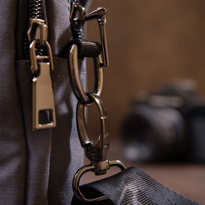 Сумка Vintage На пояс нейлон Красная (20647) изображение 10