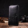 Гаманець Bond Accessories З одним відділенням з натуральної шкіри Чорна (22030) зображення 7