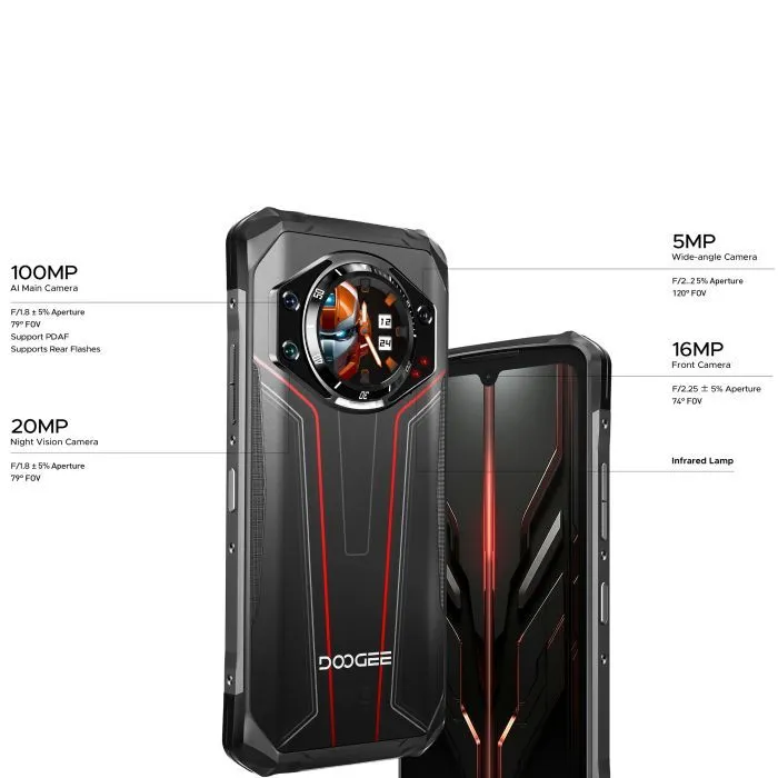 Мобільний телефон Doogee S119 8/512Gb Red (6923740245064) зображення 11