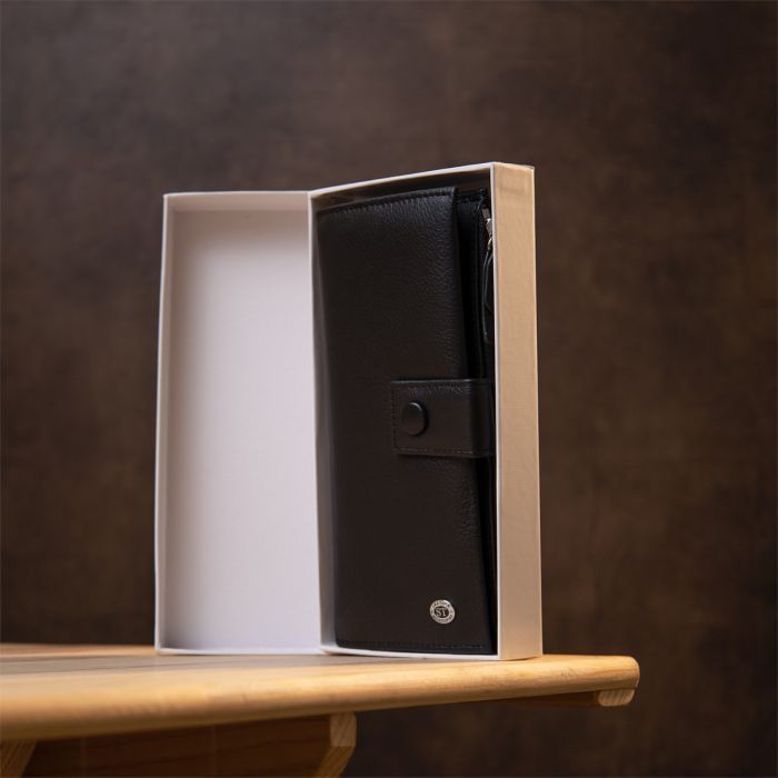 Гаманець ST Leather Чорний (19373) зображення 12