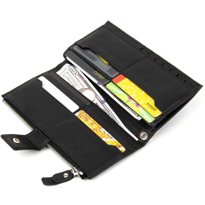 Гаманець ST Leather Чорний (19373) зображення 6