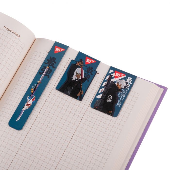 Закладки для книг Yes магнитные Anime 3 шт (708359) изображение 3