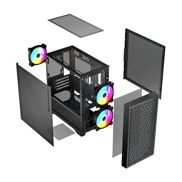 Корпус Logic concept DART PRO ARGB MINI BLACK (AM-DART-PRO-ARGB-10) зображення 5