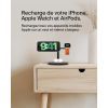 Зарядний пристрій Belkin 3in1 Magnetic Pad Qi2 15W Black (WIZ032KQBK) зображення 2