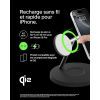 Зарядний пристрій Belkin 3in1 Magnetic Pad Qi2 15W Black (WIZ032KQBK) зображення 3