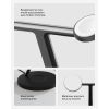Зарядний пристрій Belkin 3in1 Magnetic Pad Qi2 15W Black (WIZ032KQBK) зображення 6