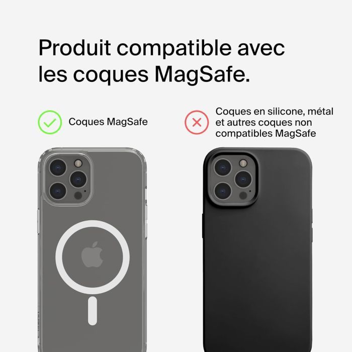 Зарядний пристрій Belkin 3in1 Magnetic Pad Qi2 15W Black (WIZ032KQBK) зображення 8