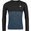 Лонгслив Ortovox 150 Cool Logo Ls Mns black raven - L - чорний/синій (025.001.1210)