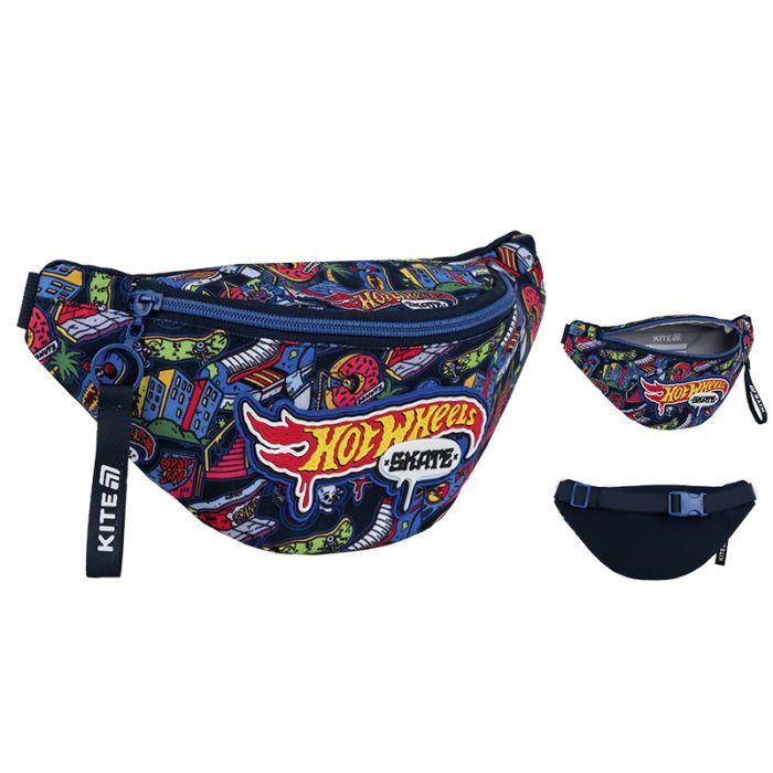 Сумка-бананка Kite 2577 Kids Hot Wheels Skate (HW25-2577) зображення 2 Сумка-бананка Kite 2577 Kids Hot Wheels Skate (HW25-2577) зображення 2