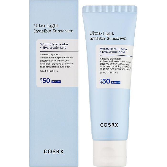 Средство от загара Cosrx Ultra Light Invisible Sunscreen SPF50+/PA++++ 50 мл (8809598456242) изображение 2