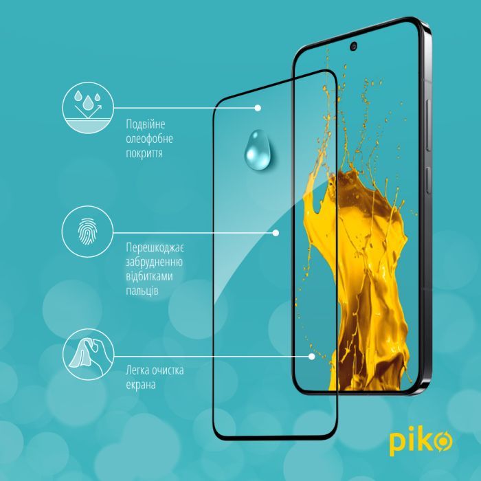 Стекло защитное Piko Full Glue Xiaomi 14 Black (1283126591242) изображение 4
