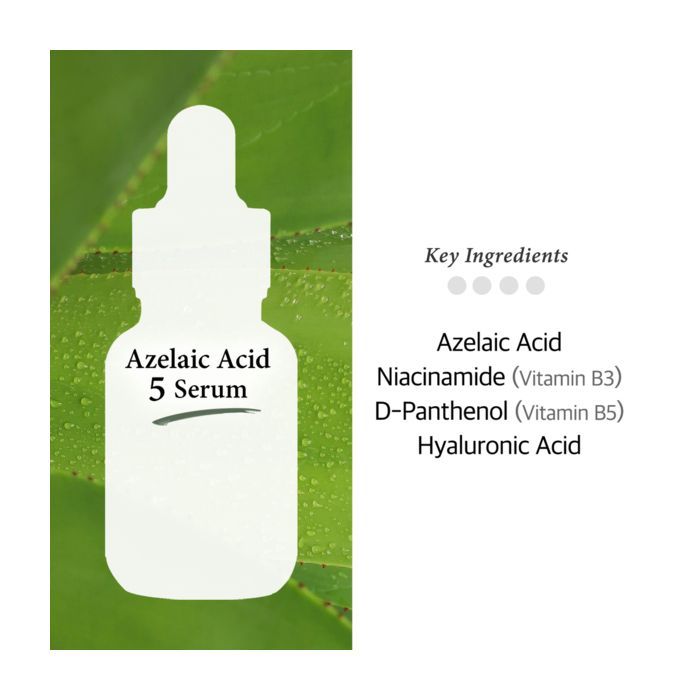 Сыворотка для лица Cos De BAHA A5 Azlaic Acid 5% Serum 30 мл (8809240319109) изображение 5