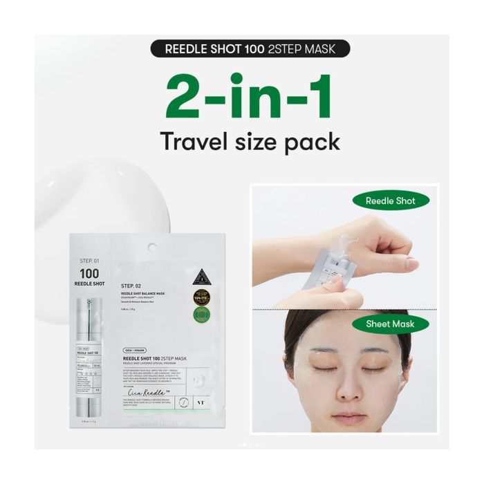 Маска для лица VT Cosmetics Reedle Shot 100 2Step Balance Mask 28 мл (8803463006037) изображение 2