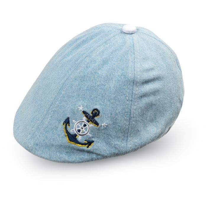 Кепка детская Kitti джинсовая (Y8140-1-46B-lightblue)