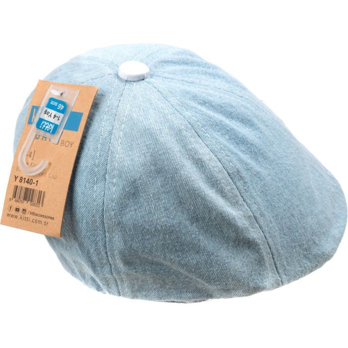 Кепка детская Kitti джинсовая (Y8140-1-46B-lightblue) изображение 3