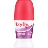 Антиперспірант Byly Woman Кульковий з протеїнами шовку та олією баобаба Захист 48 годин для чутливої шкіри 50 мл (8411104039773)