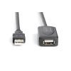 Дата кабель USB 2.0 AM/AF 20.0 m active Digitus (DA-73102) изображение 2
