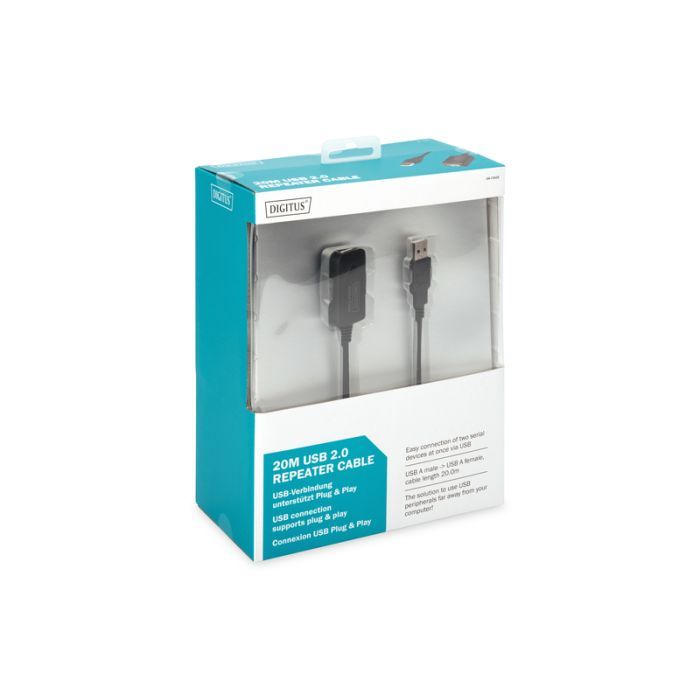 Дата кабель USB 2.0 AM/AF 20.0 m active Digitus (DA-73102) изображение 5