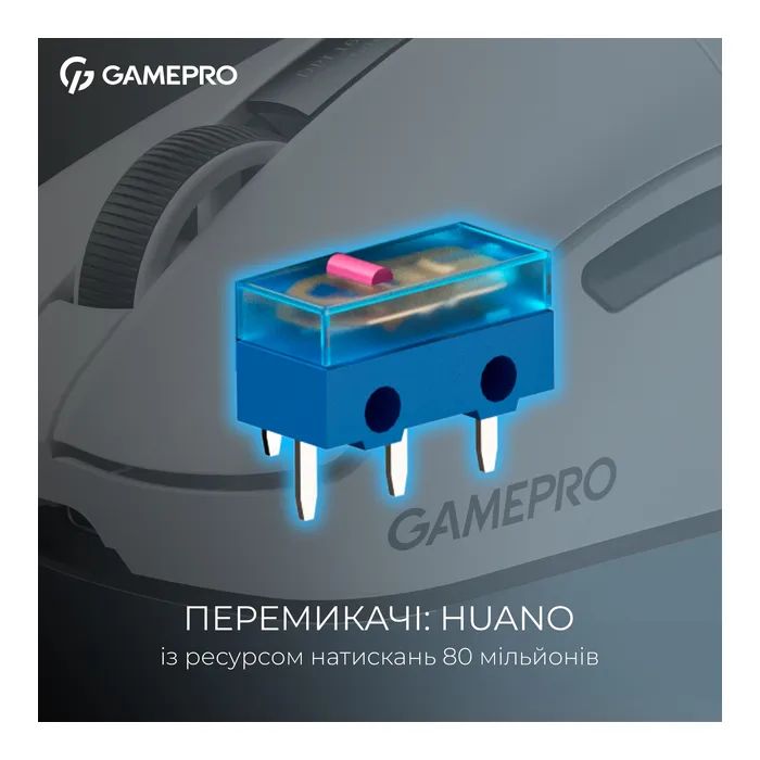 Мышка GamePro Asgard Thor Wireless/Bluetooth/USB Black (GM023B) изображение 11