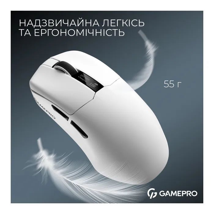 Мышка GamePro Asgard Thor Wireless/Bluetooth/USB Black (GM023B) изображение 6