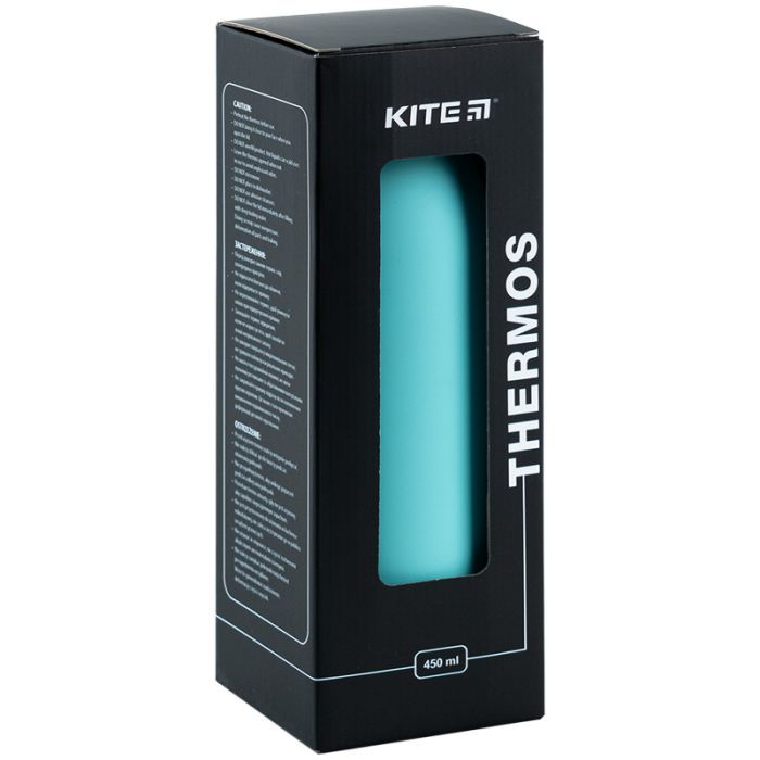 Термос Kite 450 мл м'ятний (K24-1208-4) изображение 4