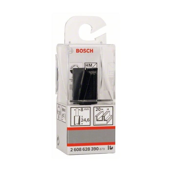 Фреза Bosch Professional пазова, Std, S8, D10, L20 (2.608.628.383) зображення 3