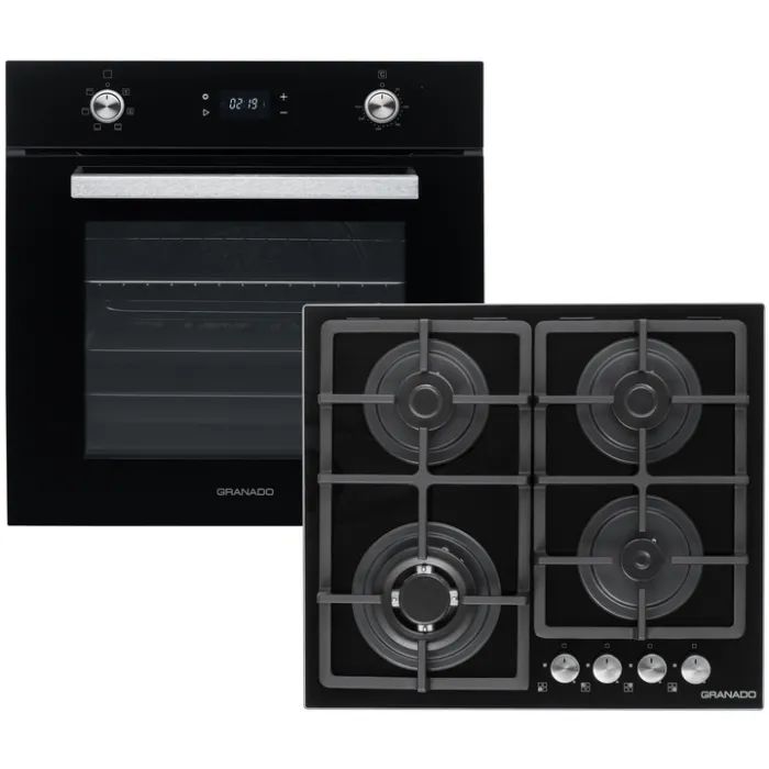 Комплект вбудованої техніки GRANADO GEO 62-1310 black + GGH 62-114 black glass