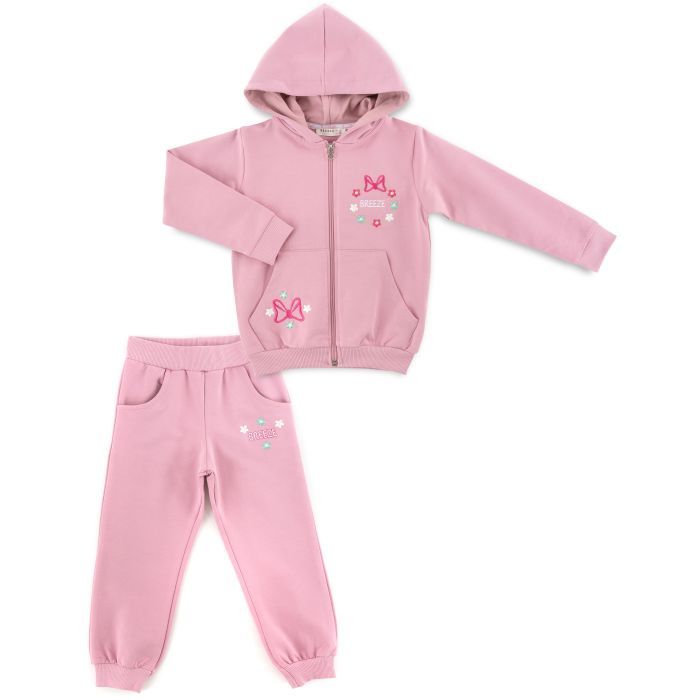 Спортивний костюм дитячий Breeze з бантиками (22067-92G-pink)