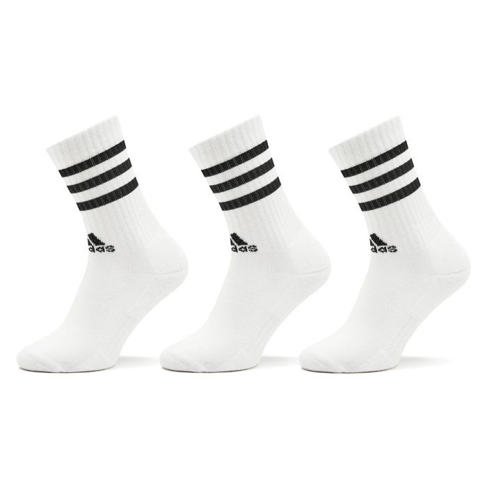 Носки Adidas 3S C SPW CRW HT3458 3P білий, чорний XL (43-45) (4066746344811)