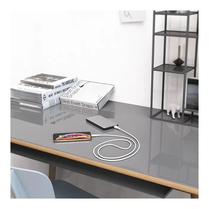 Дата кабель USB 2.0 AM to Lightning 1.0m 2.4A silicone white BOROFONE (6931474706874) зображення 2