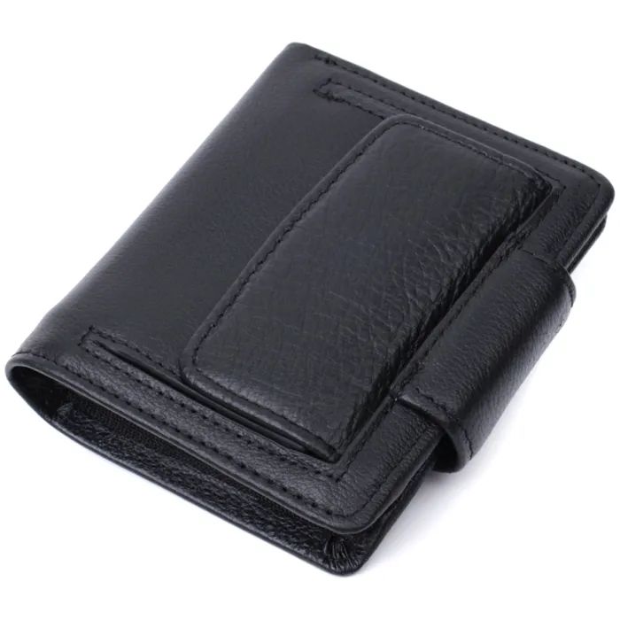 Гаманець ST Leather З натуральної шкіри Чорний (22725) зображення 2