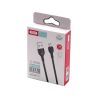 Дата кабель USB 2.0 AM to Lightning 1.0m 2.1A black XO (XO-NB200-L-1-BK) изображение 3