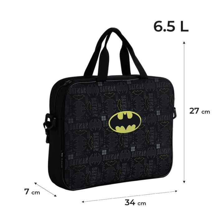 Сумка детская Kite 589 DC Batman A4, шкільна, текстильна (DC25-589) изображение 2